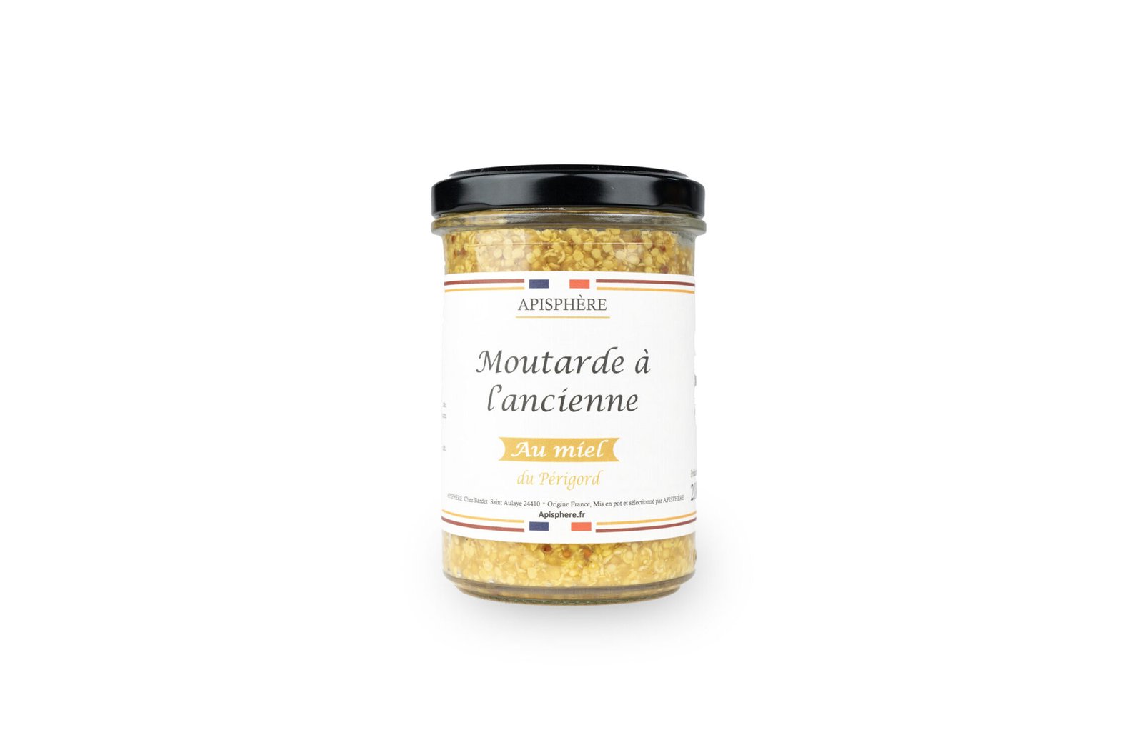Moutarde à l'ancienne au miel – Apisphère